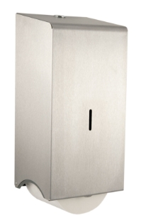 Corematic 2 Roll Tissue Dispenser  -  Brushed Stainless 