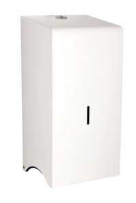 Corematic 2 Roll Tissue Dispenser  -  White Metal 