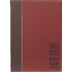 Contemporary A4 Menu Holder Wine Red 4 Pages (Each) Contemporary, A4, Menu, Holder, Wine, Red, 4, Pages, Nevilles