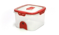 Pacnvac Standard Storage Container Straight Sided GN1/6 Red 
