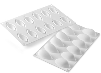 Silikomart Curvflex Mould Quenelle GN 1/3 