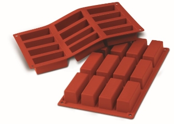 Silikomart Mould Sheet 12 Cake 79x29mm 