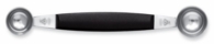 Triangle dual melon baller 