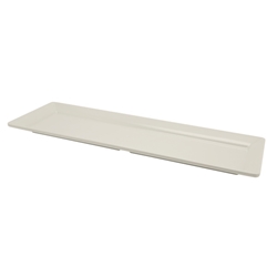 White Melamine Platter GN 2/4 Size 53X17.5cm (Each) White, Melamine, Platter, GN, 2/4, Size, 53X17.5cm, Nevilles