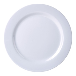 Genware 9 Melamine Dinner Plate White (12 Pack) Genware, 9, Melamine, Dinner, Plate, White, Nevilles