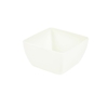 White Melamine Curved Square Bowl 15cm (Each) White, Melamine, Curved, Square, Bowl, 15cm, Nevilles