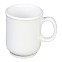 8 oz, 3? / 75mm Bulbous Mug, White 
