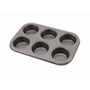 Carbon Steel Non-Stick 6 Cup Muffin Tray (Each) Carbon, Steel, Non-Stick, 6, Cup, Muffin, Tray, Nevilles