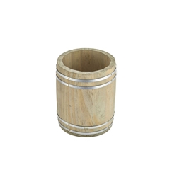 Miniature Wooden Barrel 11.5cm Diameter x 13.5cm (Each) Miniature, Wooden, Barrel, 11.5cm, Diameter, 13.5cm, Nevilles