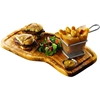 Olive Wood Serving Board W/ Groove 40X21cm (Each) Olive, Wood, Serving, Board, W/, Groove, 40X21cm, Nevilles