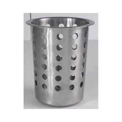 Genware Stainless Steel perf. Cutlery Cylinder 4.1/2 (Each) Genware, Stainless, Steel, perf., Cutlery, Cylinder, 4.1/2, Nevilles