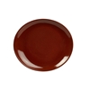 Terra Stoneware Rustic Red Oval Plate 21x19cm (12 Pack) Terra, Stoneware, Rustic, Red, Oval, Plate, 21x19cm, Nevilles