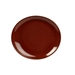 Terra Stoneware Rustic Red Oval Plate 25x22cm (12 Pack) - NE-PL-R25