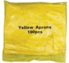 Economy Flat Pack Aprons - Yellow 