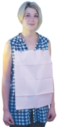 Rectangular Dental Bibs 33 x 45cm - Pink 