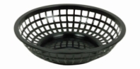 203mm / 8' Round Basket, Black 