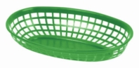237mm / 9 3/8? Oval Basket, Green 
