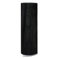 0.61m x 12m / 2' x40' Bar Liners, Black 