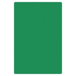Green Cutting Board, HDPE, 18" X 12" X 1/2" (457mm x 305mm x 13mm) 