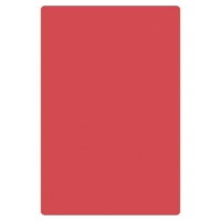 24? X 18? X 1/2? (610mm x 457mm x 13mm) Cutting Board, HDPE, Red 