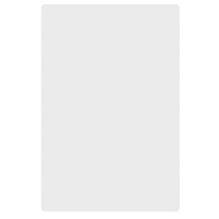24? X 18? X 1/2? (610mm x 457mm x 13mm) Cutting Board, HDPE,White 
