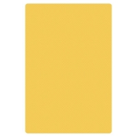 24? X 18? X 1/2? (610mm x 457mm x 13mm) Cutting Board, HDPE, Yellow 