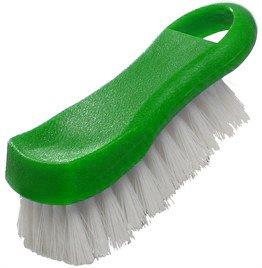 6? X 2 1/2? X 2? (152mm x 64mm x 51mm)  Cutting Board Brush, Green 