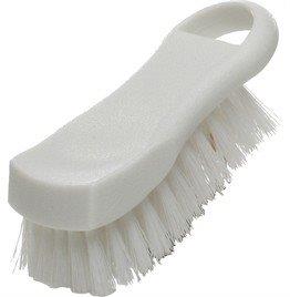 6? X 2 1/2? X 2? (152mm x 64mm x 51mm)  Cutting Board Brush, White 