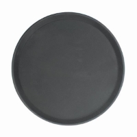 279mm / 11" Round Fiberglass Tray, Black 