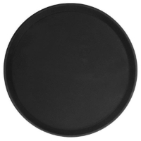 356mm / 14? Round Fiberglass Tray, Black 
