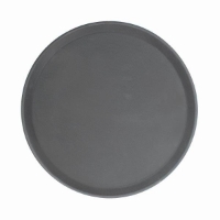 406mm / 16? Round Fiberglass Tray, Black 