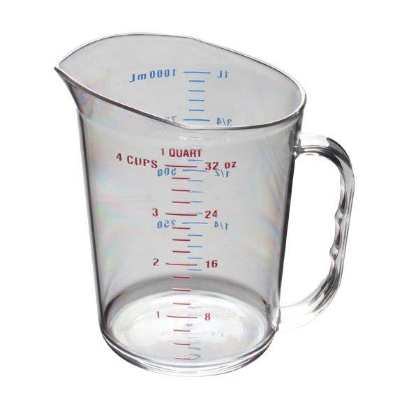 1Ltr / 1 qt Measuring Cup, Polycarbonate 