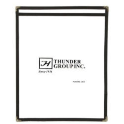 Single Menu Cover, 216mm x 279mm / 8 1/2? x 11? Black 