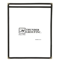Single Menu Cover, 216mm x 279mm / 8 1/2? x 11? Black 