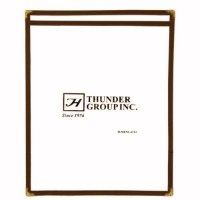 Single Menu Cover, 216mm x 279mm / 8 1/2? x 11? Brown 