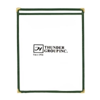 Single Menu Cover, 216mm x 279mm / 8 1/2? x 11? Green 