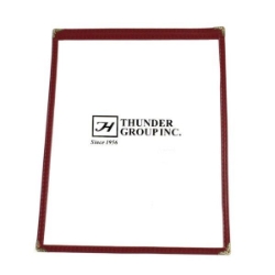 Single Menu Cover, 216mm x 279mm / 8 1/2? x 11? Maroon 