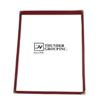 Single Menu Cover, 216mm x 279mm / 8 1/2? x 11? Maroon 