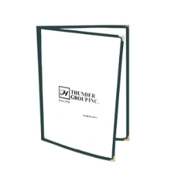 Double Fold Menu Cover, 216mm x 279mm / 8 1/2? x 11? Green 