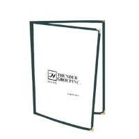 Double Fold Menu Cover, 216mm x 279mm / 8 1/2? x 11? Green 