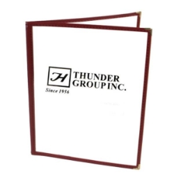 Double Fold Menu Cover, 216mm x 279mm / 8 1/2? x 11? Maroon 