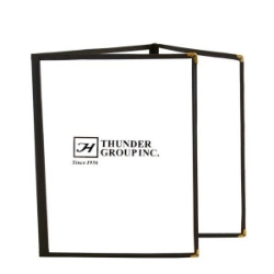 Triple Fold Menu Cover, 216mm x 279mm / 8 1/2? x 11? Brown 