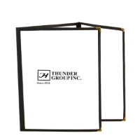 Triple Fold Menu Cover, 216mm x 279mm / 8 1/2? x 11? Brown 