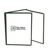 Triple Fold Menu Cover, 216mm x 279mm / 8 1/2? x 11? Green 