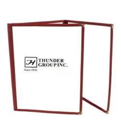 Triple Fold Menu Cover, 216mm x 279mm / 8 1/2? x 11? Maroon 