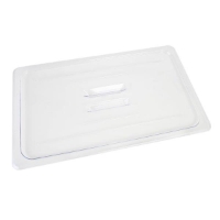 GN 1/1, Standard Solid Cover, Clear, for Polycarbonate Gastronorm Container 