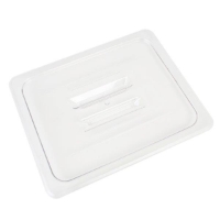 GN 1/2, Standard Solid Cover, Clear, for Polycarbonate Gastronorm Container 