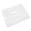 GN 1/2, Notched Slotted Cover, Clear, for Polycarbonate Gastronorm Container 