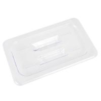 GN 1/4, Standard Solid Cover, Clear, for Polycarbonate Gastronorm Container 