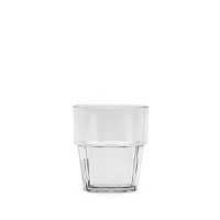 240ml / 8 oz Diamond Rock Glass, Clear (24 Pack) 
